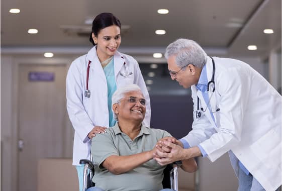 A care team nurse supporting an employee
