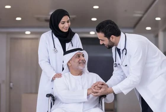 A care team nurse supporting an employee