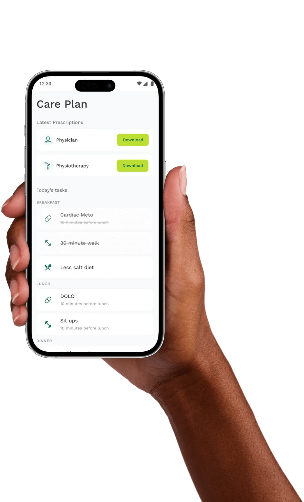 AmzoCare care plan app