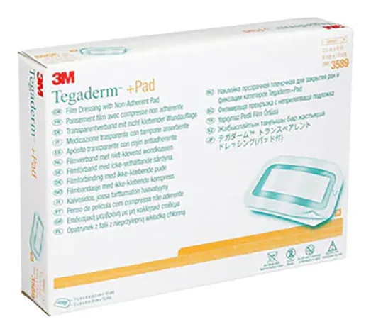 3M Tegaderm +Pad Film W/ Non-Adherent Pad 9*15CM 25's