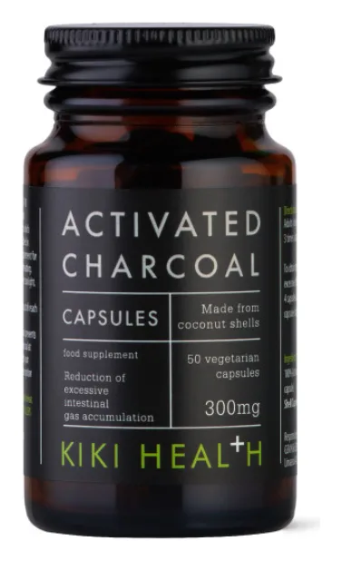 KIKI Health Activated Charcoal 50 Capsules