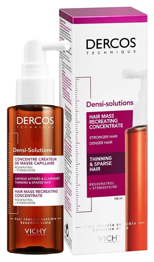 Vichy Dercos Densi-Solutions Hair Mass Recreating Concentrate for Thinning and Sparse Hair, 100ml