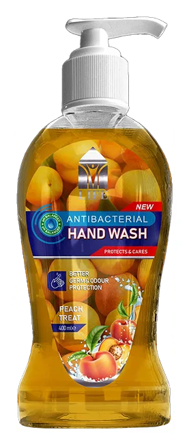 Antibacterial Hand Wash Peach Treat 400ml