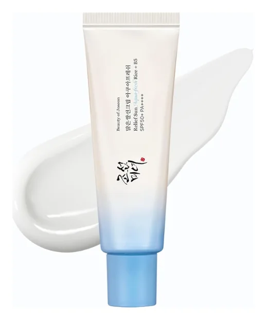 Beauty of Joseon Relief Sun Aqua-Fresh Sunscreen (SPF50+) PA++++ with Rice & Panthenol – Lightweight UV Shield 50ml