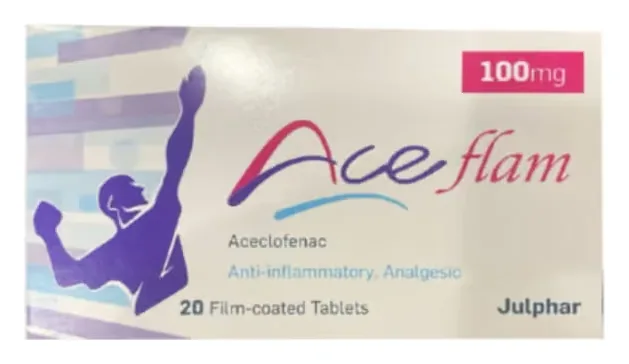 Aceflam 100mg Film-Coated Tablets 10's