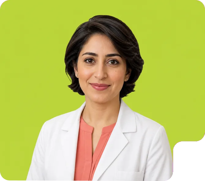 Dr. Lina Mansour, illustrative UAE diabetes care profile