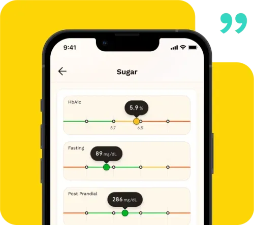 Aries app showing dependent health reports