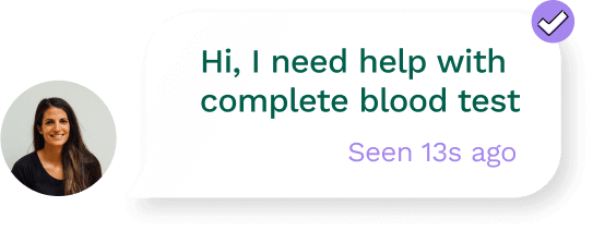 Aries Health medical advisor chat screen