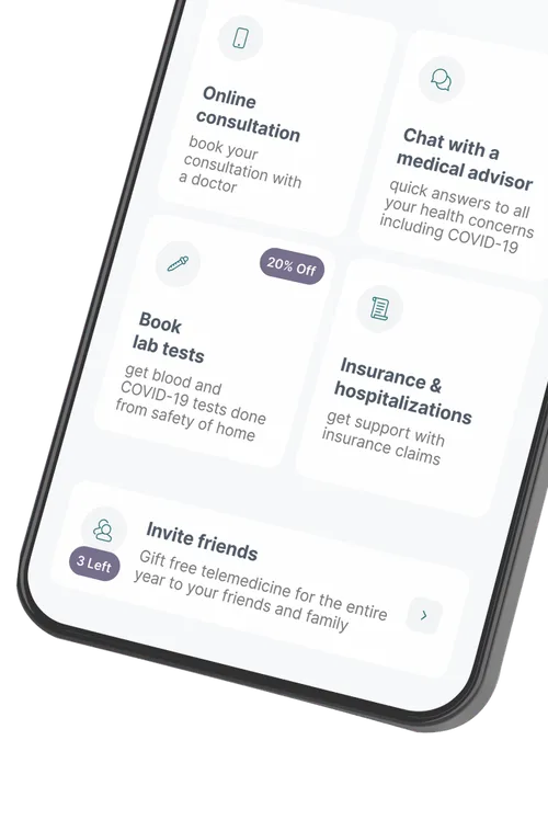 Aries Health insurance policy details screen