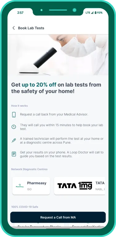 UAE Pass sign-in screen in Aries Health app